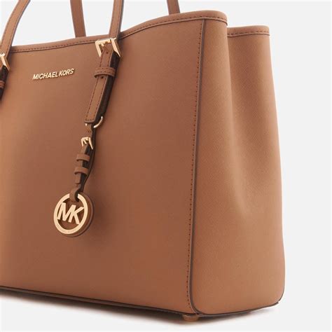 michael kors jet set travel large tote bag|Michael Kors saffiano tote bag.